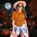 Family Halloween Matching T-Shirts Pumpkin Shirts Funny Spooky Family Costume Tees Top for Kids Adults, M