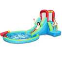 Action Air Inflatable Waterslide, Bounce House with Slide for Wet and Dry, Kids Backyard Waterpark for Summer Fun, Water Gun & Splash Pool for Age 3-8, Love for Kids