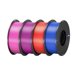 PLA Filament Combo 1.75mm 4 Rolls per 1kg Spool (8.8lbs) 3D Printer Filament Dimensional Accuracy +/- 0.02mm, Suitable for Most FDM 3D Printers (Pink/Purple/Red/Blue