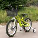 Kids Bike Basket - Front Bicycle Bike Basket for Boys and Girls - Bike Baskets with Adjustable PU Straps, Suitable for Most Children's Bicycles and Kids Tricycles