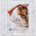 Malden WHITE WHEAT 5x7 frame (r) - 5x7