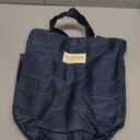 Lunch Bag Insulated Tote Cooler Bag Lunch Box for Women and Men Bento Bag Waterproof Large Capacity Lunch Tote for Work Picnic (Blue)