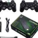 HDMI 4K TV Game Stick 64G 20000+ Game Video Game Consoles w/2 Wireless Gamepad 32G 5000+ games