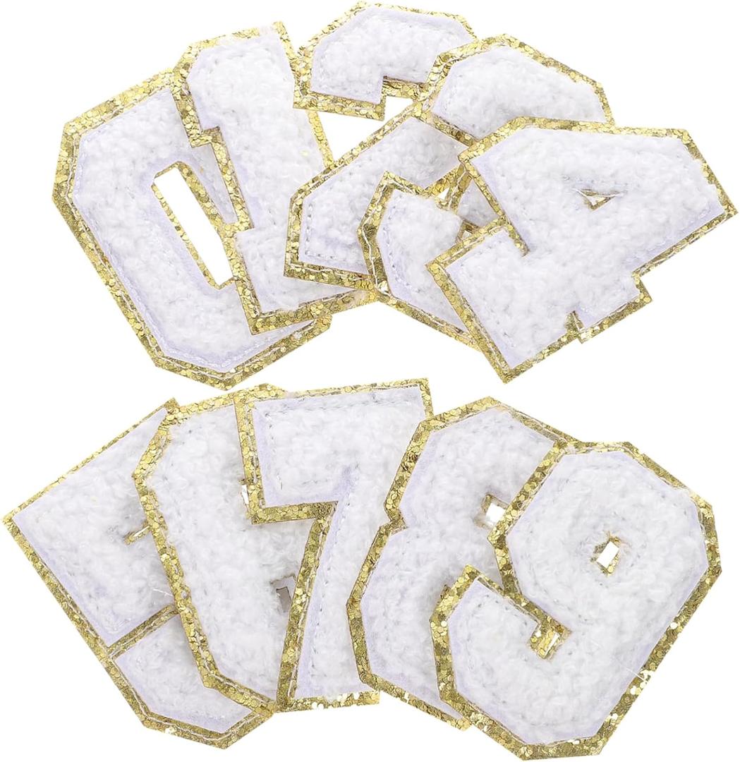 STOBOK 20pcs Embroidered Patches for Clothes Applique Repair Patches Decorative Embroidery for Bags Hats and Apparel