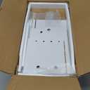 TEENFON Bathroom Wall Cabinet with Adjustable Shelves and Towel Rack, Wall Mounted Over the Toilet Storage Cabinet for Bathroom, Living Room, White UNGGX005W