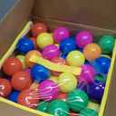 Ball Pit Balls for Toddlers: 50 100 200 Colorful Non-Toxic Balls with BPA-Free, Phthalate-Free, Crush-Resistant Polyethylene Plastic, 2.2 Inches, Perfect Toy for Boys and Girls Play