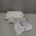 Carer Adult Diaper Cover Unisex Washable Incontinence Boxer Briefs Enclosed Elastic, Widened Waistband Design Leakproof Incontinence Underwear for Men Women Incontinence Supplies White, 4X-Large