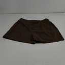 Famulily Womens Summer Cute Shorts Casual Side Pockets High Waist Shorts with Back Elastic Waist (XX-Large, Brown)