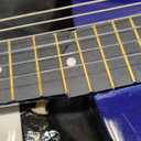 30" Left Handed Wood Guitar with Case and Accessories for Kids/Girls/Boys/Teens/Beginners (Blue)