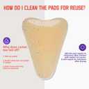 JUJAJIA 5 Packs Camel Toe Concealer | Silicone Camel Toe Cover for Underwear | Anti Camel Toe Guard | Seamless Camel Toe Hider | No Camel Toe Underwear Insert