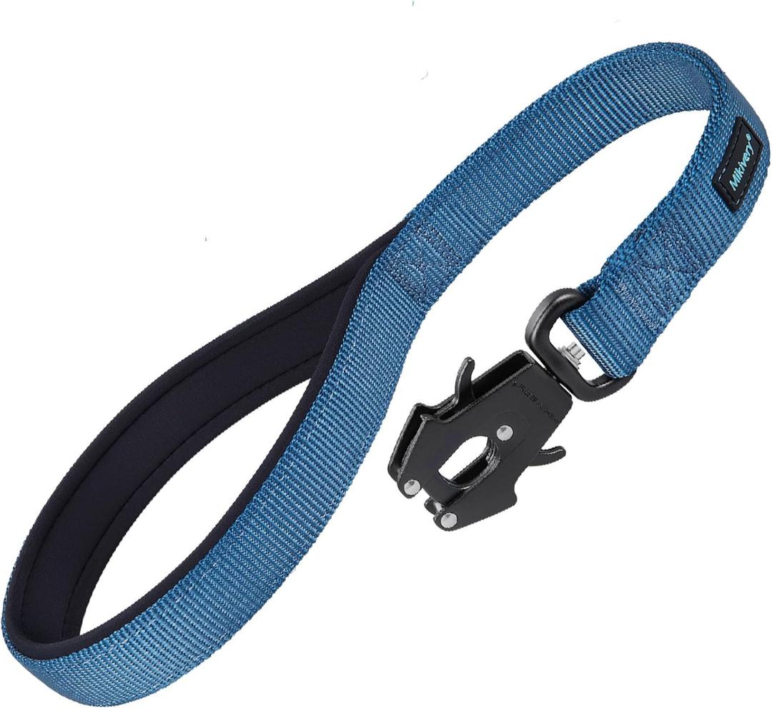 Mikivery Short Dog Leash with Comfortable Padded Handle Heavy Duty Clip for Training Walks Outdoor Suitable for Medium Large Dogs