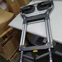 Teprovo Folding Hand Truck Dolly Cart,340LB Capacity Portable Aluminum Dolly Cart with Telescoping Handle and 7 Inch Rubber Wheels for Moving,Shopping,Travel,Office Use