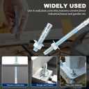 3/8"x5" Wedge Anchor by Zinced of Heavy-Duty Fastener for Cement and Concrete (8pcs Pack)