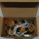 Vigdur 2 Packs Pineapple String Lights - Battery Operated with 20LED Fun Patio Lights for Party Bedroom Home Birthday Indoor Outdoor Hawaiian Tropical Tiki Gifts Decor,13Ft