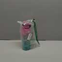 Hyeta 32 oz Water Bottles with Times to Drink and Straw, Motivational Water Bottle with Time Marker, Leakproof, Drinking Sports Water Bottle for Fitness, Gym and Outdoor (Pink-Green)