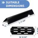 Heat Shield Gas Grill Replacement Parts for Weber Genesis II 200 Series E210 S210 LX E240 LX S240, Set of 2+3 Pack Flavorizer Bars