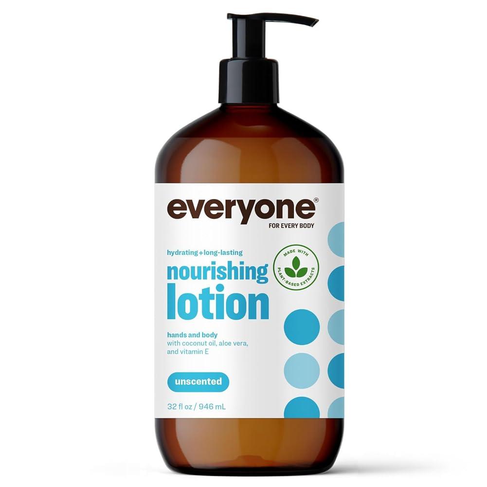 Everyone 2-in-1 Lotion for Hands/Body, 32 ounce (Pack of 1) Unscented made for Men and Women