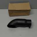 Black Exhaust tip -2.5'' Inlet Bolt on Turn Down Design - Stainless Steel Car Muffler Tips 2.5" ID x 3"OD x 9"L