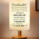 SOUHONEY Granddaughter Gifts from Grandma, Best Birthday Gifts for Granddaughter Bedside Table Lamp Light - Christmas Gifts for Bedroom Living Room Graduation Gifts for Granddaughter