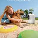 Aecooly Touch Control Desk Chic 01 Lite Fan, 100 Speeds Quiet Digital Display Small Table Fan, 4000mAh Battery Powered Desktop Fan for Bedroom, Bedside, Office, Travel -White