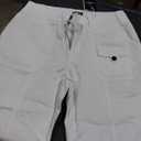 Flamingals Solid Seam Front Patch Pocket Mid Rise Straight Leg Pants Women XL