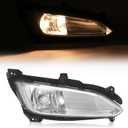 HECASA Right Fog Light Compatible with 2013-2016 Hyundai Santa Fe Sport Halogen Front Bumper Driving Fog Lamp Clear Lens Plastic Passenger Side