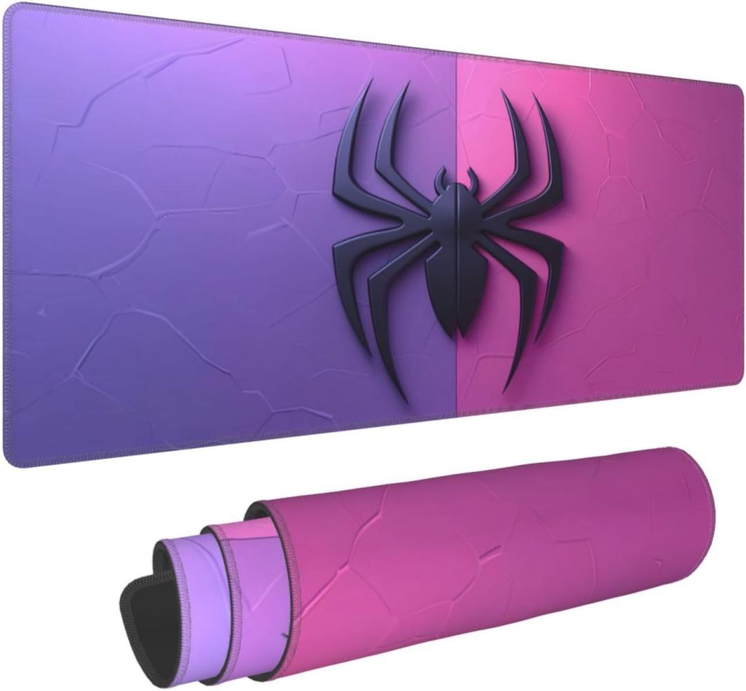 Spider Mouse Pad Gaming Large Extended Computer Mouse Mat Keyboard Full Desk Mousepad for Gaming, Office, Home 11.8x23.6 Inch (Colour-18)