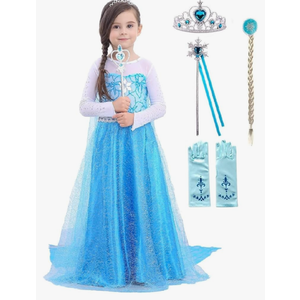 Princess Costume Princess Dresses for Girls Dress up Fancy Halloween Christmas for Toddler (2-3T)