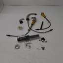 Delta Arvo Brushed Nickel Faucet 3 Hole, 8 Inch Widespread Bathroom Sink Faucet for Vanity, Push-Pop Drain Assembly, Spotshield Stainless 35840LF-SP