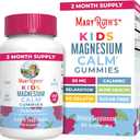 MaryRuth Organics Kids Magnesium Citrate Gummies by MaryRuth's | 2 Month Supply | Sugar-Free | Calm Magnesium Gummies for Kids 2+ | Bone Health | Calcium Absorption | Vegan | 60 Count