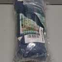 H.VERSAILTEX Water Resistant Chair Cover Reversible Chair Cover Protector for Dogs Washable Chair Slipcover with Non Slip Elastic Strap Living Room Furniture Cover(Armchair, Dark Blue/Beige)