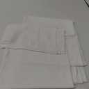 Small Kitchen Linen Curtains 45 Inch Length 2 Panel Set for Windows Rustic Country Linen Cotton Light Filtering Drapes Privacy Pinch Pleated Back Tab Semi Sheer Curtains 45 Inches Long Beige White