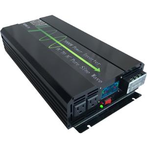 3000W Pure Sine Wave Power Inverter Peak 6000W 48V DC to 110V 120V AC 60HZ for Car RV Use or Home Solar System with LCD Display