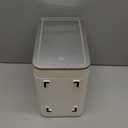 Skincare Fridge, 6L/10 Can Mini Fridge for Bedroom with Dimmable LED Mirror, Portable Cooler & Warmer Small Compact Refrigerator for Skincare, Cosmetics, Bedroom and Office, White