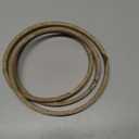 uxcell 3LK640 Cord Belt Grey, 3/8" x 64" Lawn and Garden Aramid V-Belt for Mower Deck