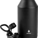 Manna Ranger Dual Insulated Stainless Steel Bottle - 64 Oz - Stone Harbor
