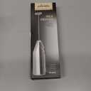 Primula Milk Frother, Handheld Whisk, Drink Foamer, Mini Blender Mixer For Coffee, Frappe, Bulletproof, Matcha, Espresso. Battery Operated, Easy To Clean And Use, Chrome (One Size)