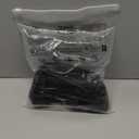 REORIA Women's Basic Lightweight Layering Sexy Slim Square Neck Long Sleeve Bodysuit Tops (Large, Black)