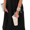 SAMPEEL Summer Dresses Maxi Dress Vacation Beach Sundresses 2025 with Pockets M