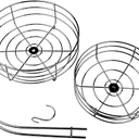 Metal Wire Decorative Display Basket Fruit Bowl