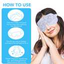 XPCARE 60 Pack Steam Eye Masks for Dry Eyes, SPA Warm Sleep Eye Mask, Disposable Heated Eye Mask for Dark Circles, Puffy Eyes, Relief Stress Eye Fatigue(Unscented)