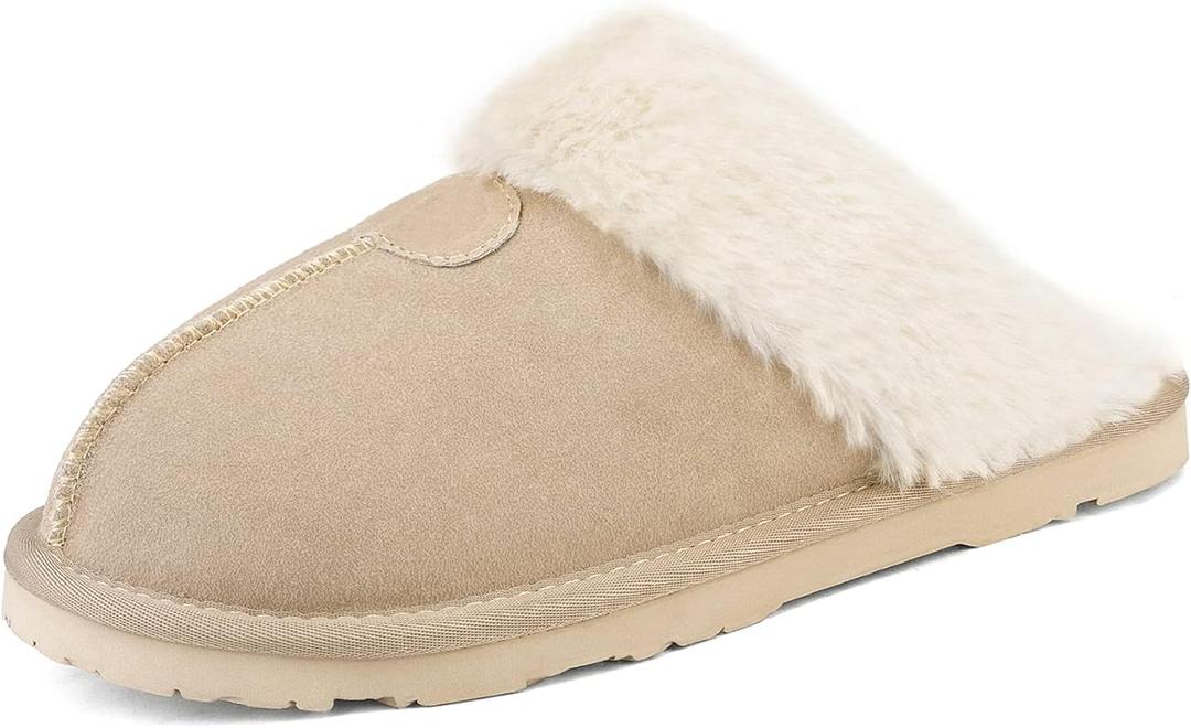DREAM PAIRS Women's House Slippers Indoor Fuzzy Fluffy Furry Cozy Home Bedroom Comfy Winter Cute Warm Outdoor Shoes FuzzyEasy (7)