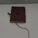 Leather Journal Notebook for Men & Women Daily Vintage Leather Bound Journal Travel Notebook 290 Lined Paper Diary Writing Journal Travelers Scrapbook Poetry Sketchbook Leather Gifts with Pen Holder (8 x 6)