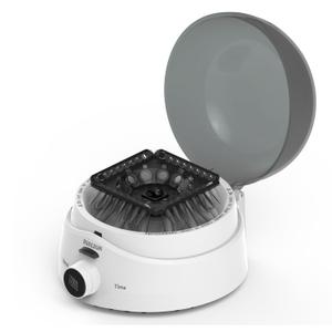 ONiLAB Scientific Mini Centrifuge 10000RPM, Lab Benchtop Centrifuge with 2-in-1 Rotor for 12 x 0.5/1.5/2.0ml and 0.2mL32 PCR Strips or 44 x 0.2 ml PCR Tubes,Timer 10s-20min,Low Noise58dB, 100-240V