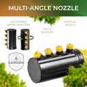 Joeys Sprinkler for Yard, Rotating Garden Sprinkler for Large Area Coverage, Lawn and Yard Sprinklers (Yellow)