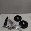 Adjustable Bicycle Training Wheels for Adults, Fit 24" to 28" Bikes, Steel Construction, Black, 1 Pair - Safe and Stable Learning Training Wheels