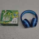 iClever HS19 Kids Headphones with Microphone for School, Volume Limiter 74/85dBA, Over-Ear Girls Boys Headphones for Kids with Shareport, Foldable for iPad/Travel (Navy Blue)