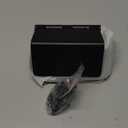 KOLET Offset Door Hinges, 4 Inches Expandable Door Hinges, 1/4" Radius Corner Ball Bearing Hinges, 2 Inches Widen Doorway, Smooth and Easy Installation, Matte Black, 3 Packs