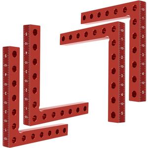 90 Degree Clamp, Cabinet Clamp, 5.5" x 5.5"(14 x 14cm) Aluminum Alloy Right Angle square Tool, Corner Clamps for Woodworking Tools, Right Angle Clamp, Drawers, Picture Frame (4pack) 