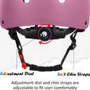 Kids Bike Helmet, 3 Sizes from Toddler to Youth, Pink, Small